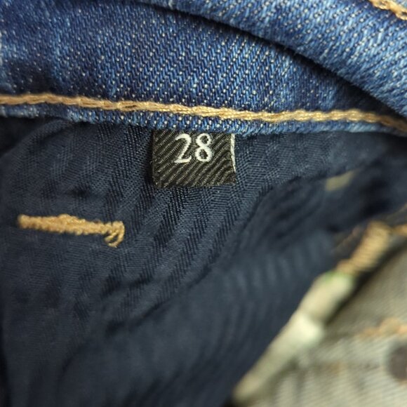 7 For All Mankind Jeans Women's 28 Blue Dojo NYD Denim Flare Wide Leg Denim - Picture 11 of 14